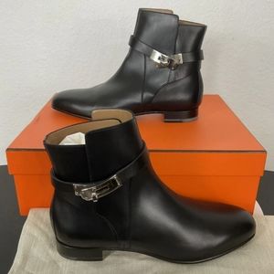 SOLD...... Hermes Neo Black Ankle Boots